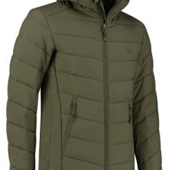 Korda Thermolite Puffer Jacket - Olive + Black *Free 1kg Boilies* Carp